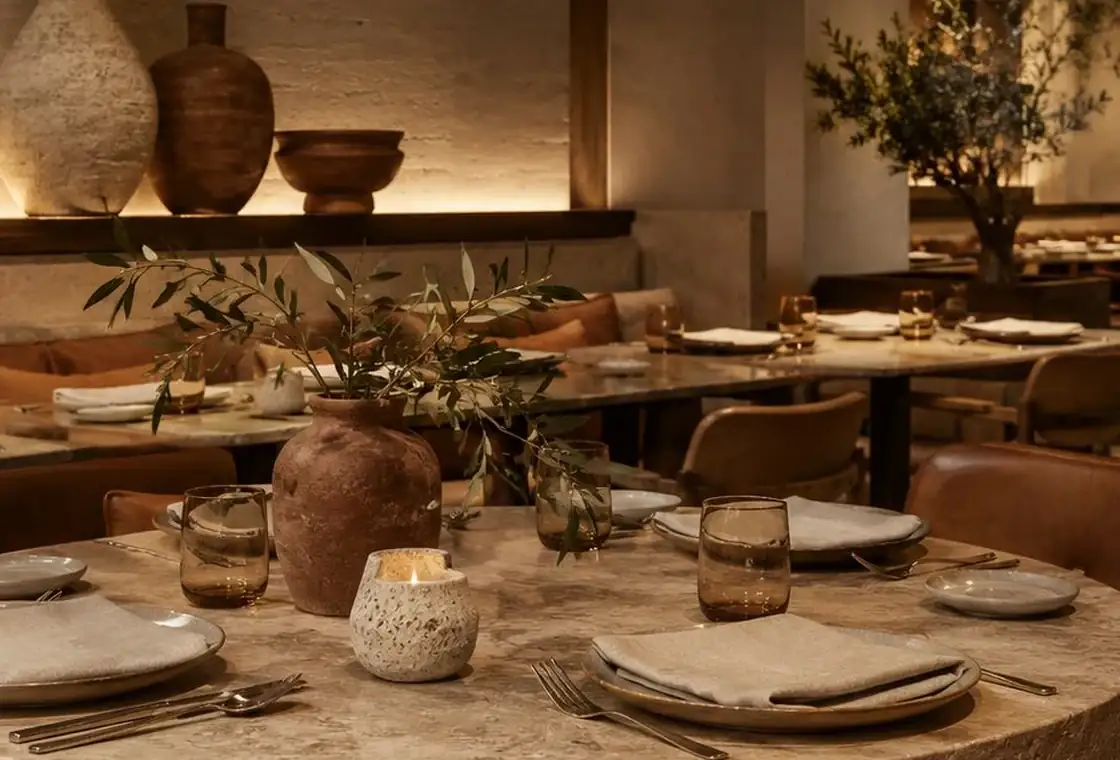 Proyecto decorativo para restaurantes